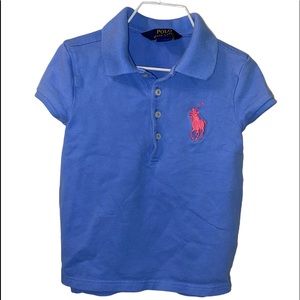 POLO RALPH LAUREN ❤️🐴 girl’s polo EUC Size 6
